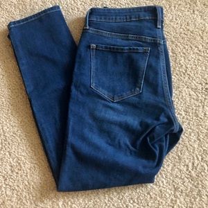 Old Navy high waisted slim straight jeans size 4P